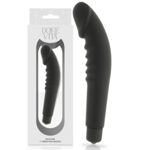 Dolce Vita Pleasure — Realistic Vibrator, Waterproof, Black — Classic Vibrators — view 4