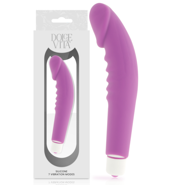 Dolce Vita Pleasure — Realistic Vibrator, Waterproof, Purple — Classic Vibrators — view 3