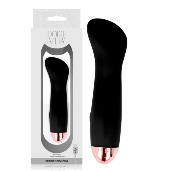 Dolce Vita One — G-Spot Vibrator, Rechargeable, Black — Classic Vibrators — view 5