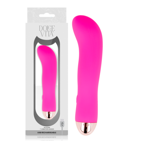 Dolce Vita Two — G-Spot Vibrator, Rechargeable, Pink — Classic Vibrators — view 5