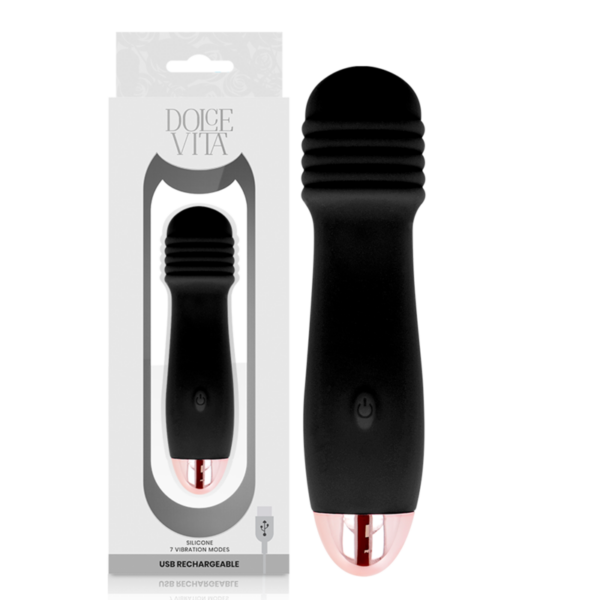 Dolce Vita Three — Vibrator, Rechargeable, Black — Classic Vibrators — view 4