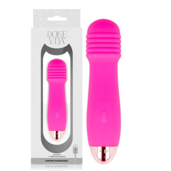 Dolce Vita Three — Vibrator, Rechargeable, Pink — Classic Vibrators — view 2