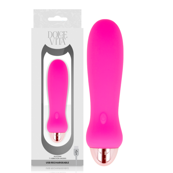 Dolce Vita Five — Vibrator, Rechargeable, Pink — Classic Vibrators — view 3