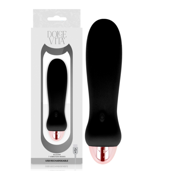 Dolce Vita Five — Vibrator, Rechargeable, Black — Classic Vibrators — view 4