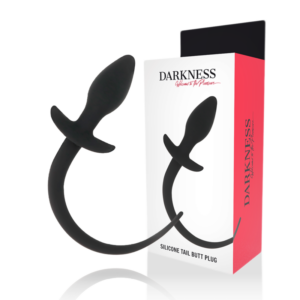 Darkness — Tail Butt Plug, Silicone, 28 cm, Black — Anal