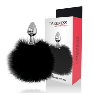 Darkness — Tail Butt Plug, 7 cm, Black — Anal