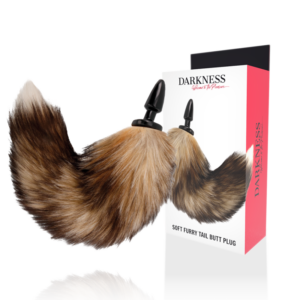 Darkness — Tail Butt Plug, Silicone, 10 cm, Natural — Anal
