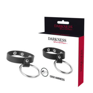 Darkness — Cock Ring, Black and Metal — Classic Cock Rings