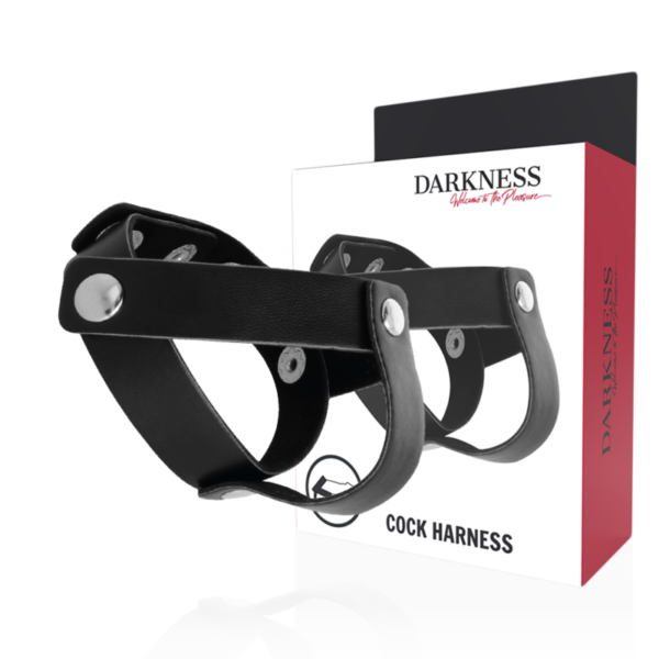 Darkness — Cock Ring, Leather with Rivets — Classic Cock Rings
