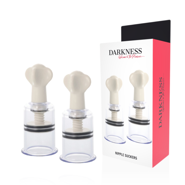 Darkness — Nipple Suckers, Transparent — Nipple Toys