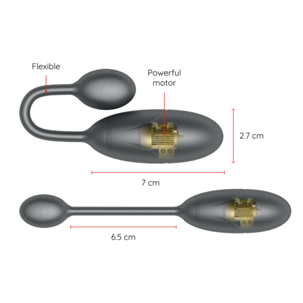 Oninder Denver — Vibrating Egg, App-Controlled — App-Controlled Sex Toys — view 5
