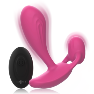 Intense Shelly — Vibrating Butt Plug, Remote Control, Pink — Anal — view 3