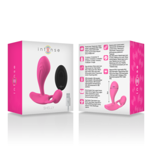 Intense Shelly — Vibrating Butt Plug, Remote Control, Pink — Anal — view 4