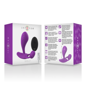 Intense Shelly — Vibrating Butt Plug, Remote Control, Purple — Anal — view 2