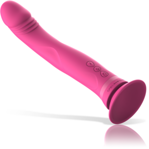 Intense Michelangelo — Vibrating Dildo, Dual Density, Pink — Realistic Dildos — view 4