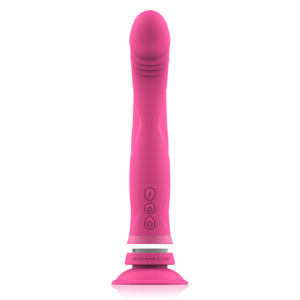 Intense Michelangelo — Vibrating Dildo, Dual Density, Pink — Realistic Dildos — view 2