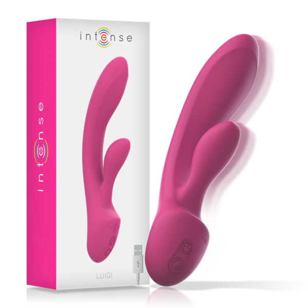 Intense Luigi — Rabbit Vibrator, Rechargeable, Pink — Rabbit Vibrators