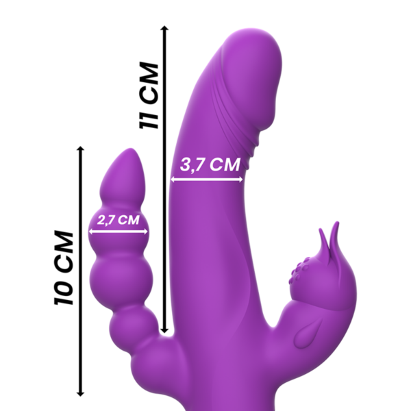 Intense Casanova — Rabbit Vibrator, Suction Cup, Purple — Rabbit Vibrators — view 5