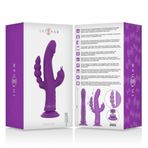Intense Casanova — Rabbit Vibrator, Suction Cup, Purple — Rabbit Vibrators — view 2