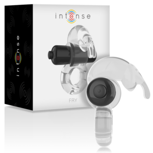 Intense Fry — Vibrating Cock Ring, Waterproof, Transparent — Cock Rings
