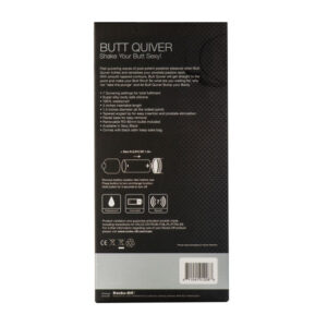 Rocks-Off Butt Quiver — Prostate Vibrator, Waterproof, Black — Anal — view 3