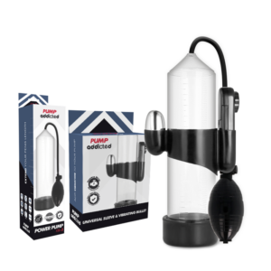 Pump Addicted Rx3 — Vibrating Penis Pump, Transparent — Penis Pumps — view 2