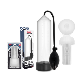 Pump Addicted Rx3 — Penis Pump, Pleasure Sleeve, Transparent — Penis Pumps — view 2