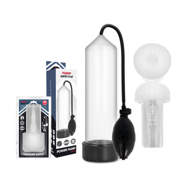 Pump Addicted Rx3 — Penis Pump, Pleasure Sleeve, Transparent — Penis Pumps — view 2
