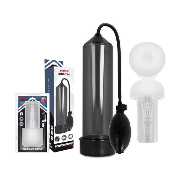 Pump Addicted Rx3 — Penis Pump, Pleasure Sleeve, Black — Penis Pumps — view 2