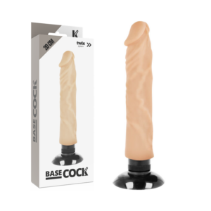 Basecock 2-1 — Realistic Vibrator, Suction Cup, 20 cm — Realistic Vibrators
