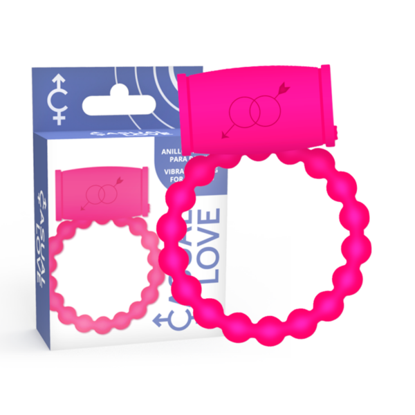 Casual Love 25 — Vibrating Cock Ring, Silicone, Pink — Cock Rings — view 4