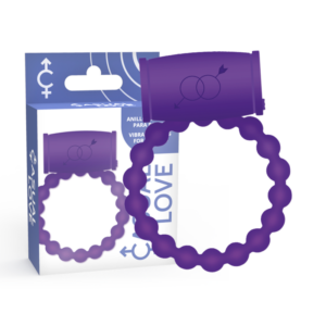 Casual Love 25 — Vibrating Cock Ring, Silicone, Violet — Cock Rings — view 4