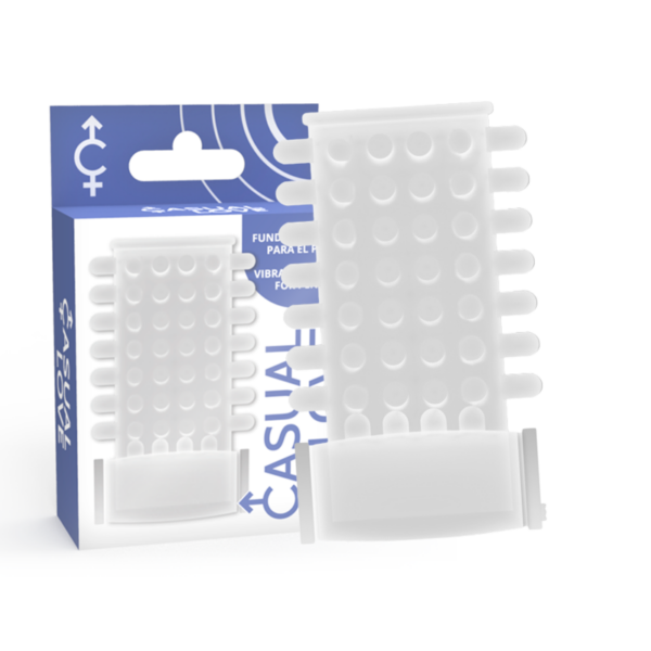 Casual Love — Vibrating Penis Sleeve, Transparent — Girth Sleeves — view 3