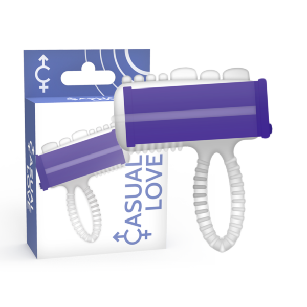 Casual Love Tongue — Finger Vibrator, Purple — Finger Vibrators — view 3