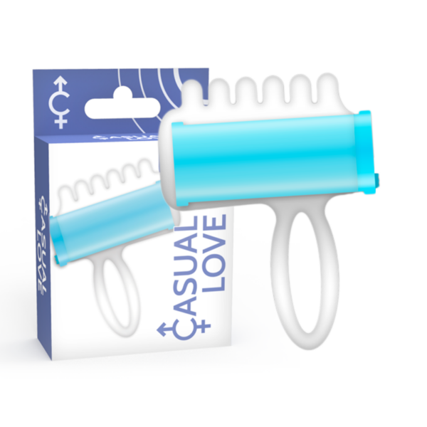 Casual Love Finger Fun — Finger Vibrator, Blue — Finger Vibrators — view 4