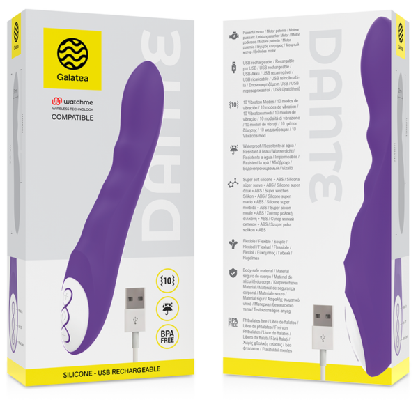 Galatea Dante — Vibrator, Remote Control, Lilac — Classic Vibrators — view 3