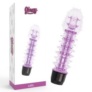 Glossy Axel — Vibrator, Waterproof, Lilac — Classic Vibrators