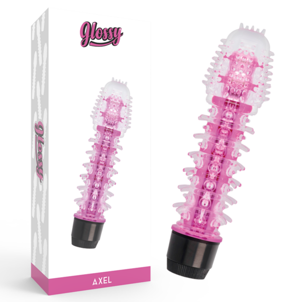 Glossy Axel — Vibrator, Waterproof, Pink — Classic Vibrators