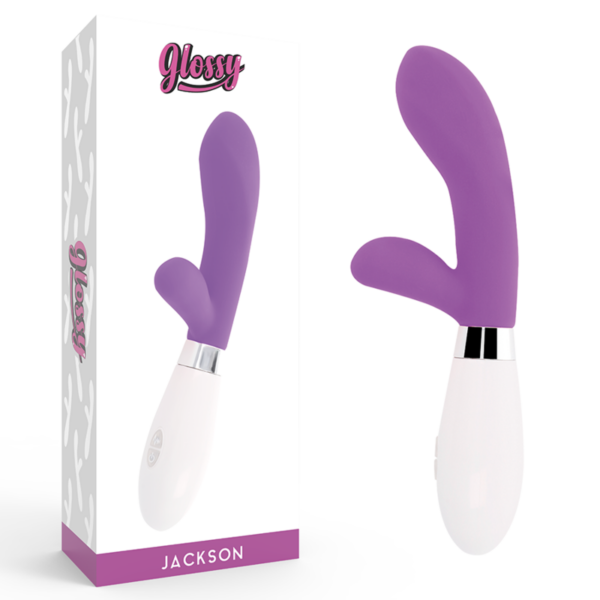 Glossy Jackson — Rabbit Vibrator, Silicone, Purple — Rabbit Vibrators
