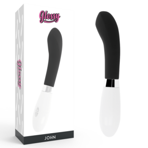 Glossy John — Vibrator, Waterproof, Black — Classic Vibrators