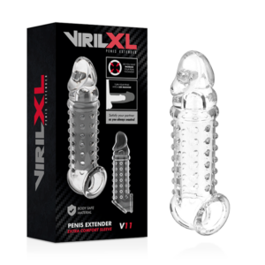 VirilXL V11 — Penis Extension Sleeve, Transparent — Penis Accessories — view 3