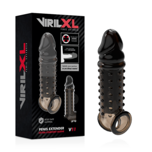 VirilXL V11 — Penis Extension Sleeve, Black — Penis Accessories — view 3