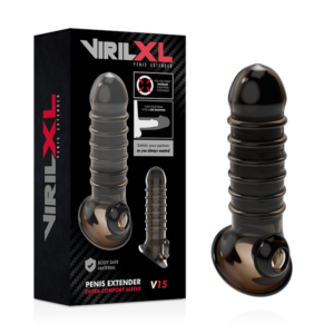 VirilXL V15 — Penis Extension Sleeve, Black — Penis Accessories — view 3