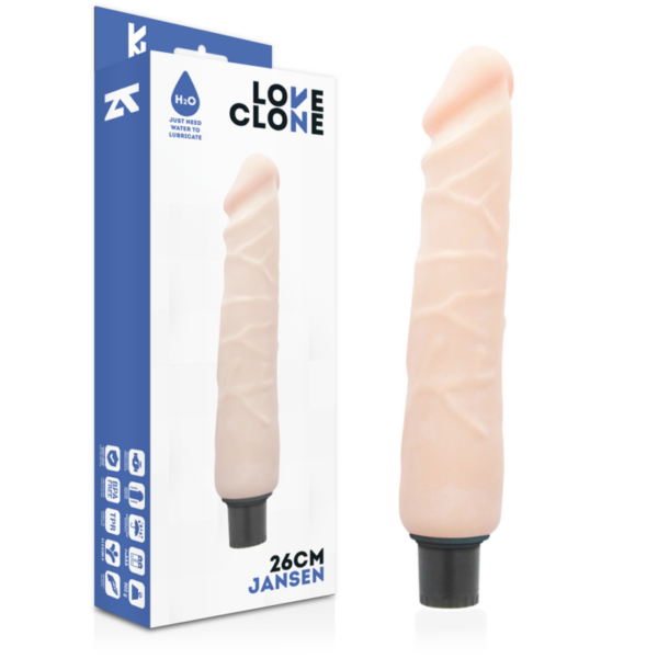 Loveclone Jansen — Realistic Vibrator, 26 cm — Realistic Vibrators