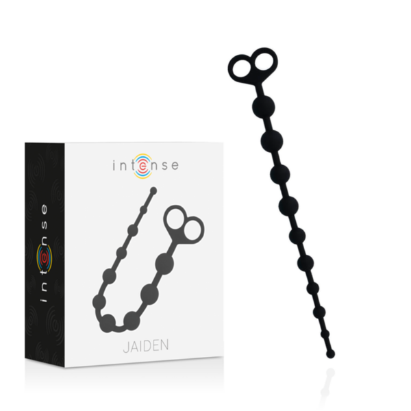 Intense Jaiden — Anal Beads, Silicone, Black