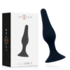 Intense Anal Level 2 — Butt Plug, Silicone, 11.5 cm, Black