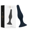 Intense Anal Level 3 — Butt Plug, Silicone, 12.5 cm, Black