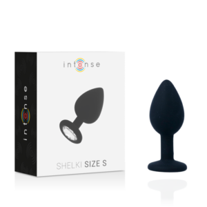 Intense Shelki — Butt Plug, Silicone, 7.2 cm, Black — Anal — view 2