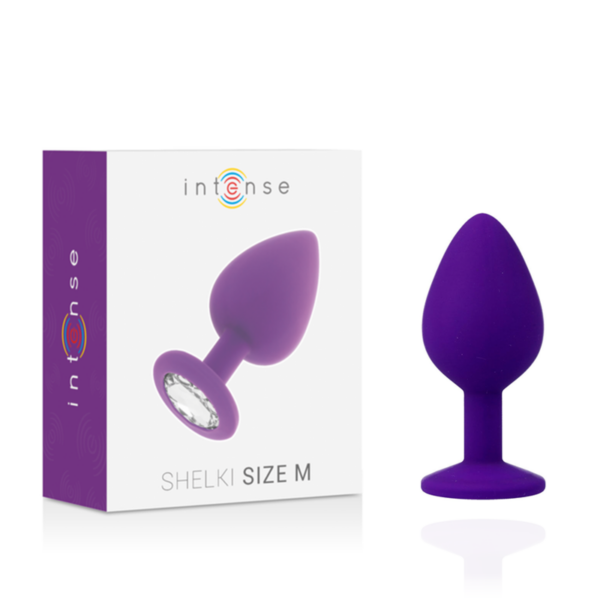 Intense Shelki — Butt Plug, Silicone, 8 cm, Lilac — Anal — view 6