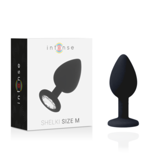Intense Shelki — Butt Plug, Silicone, 8 cm, Black — Anal — view 4